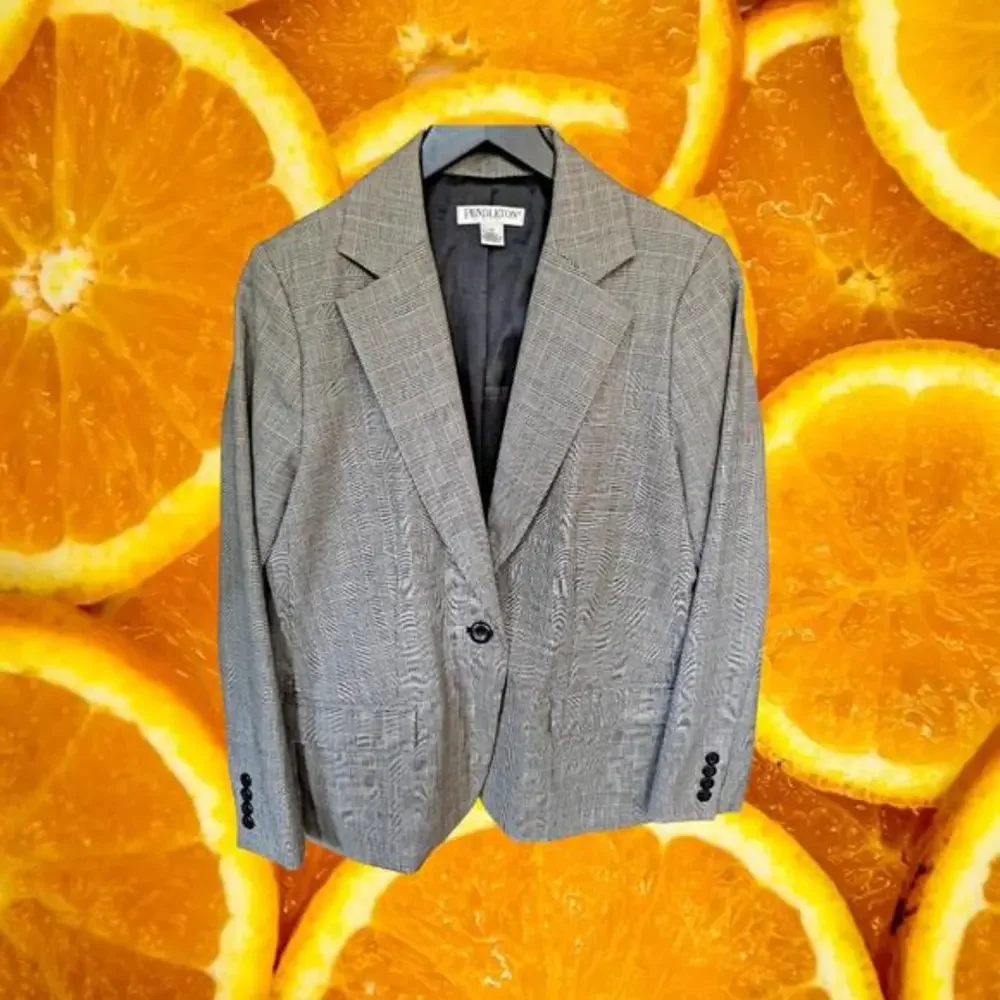 Pendleton Black‎ and WHite Classic Blazer Size 12